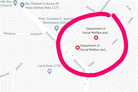 DSWD in Quezon City, Metro Manila .